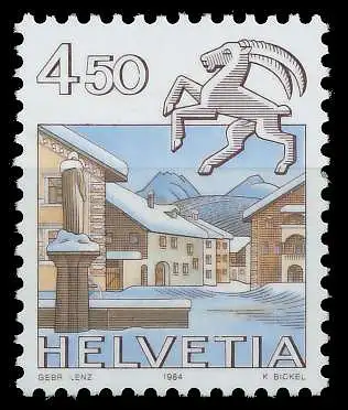 SCHWEIZ 1984 Nr 1266 postfrisch 66EBC2