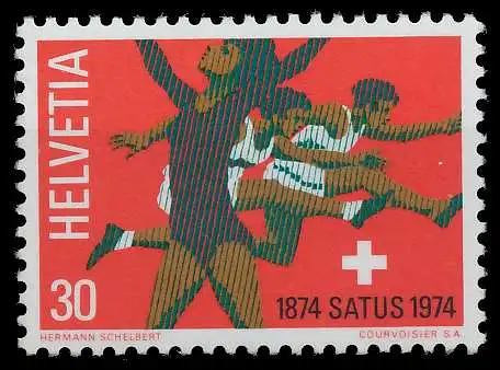 SCHWEIZ 1974 Nr 1018 postfrisch 66EF06