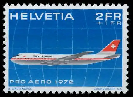 SCHWEIZ FLUGMARKEN Nr 968 postfrisch 66F02A