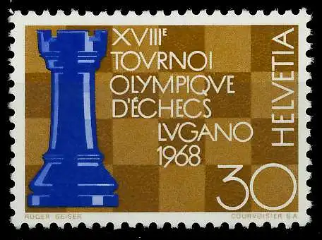SCHWEIZ 1968 Nr 872 postfrisch 66F10A