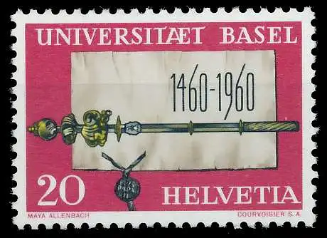 SCHWEIZ 1960 Nr 693 postfrisch 6790DE