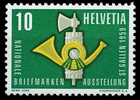 SCHWEIZ 1959 Nr 669 postfrisch 67910A