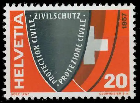 SCHWEIZ 1957 Nr 639 postfrisch 679282