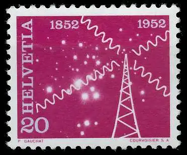 SCHWEIZ 1952 Nr 568 postfrisch 6792AA