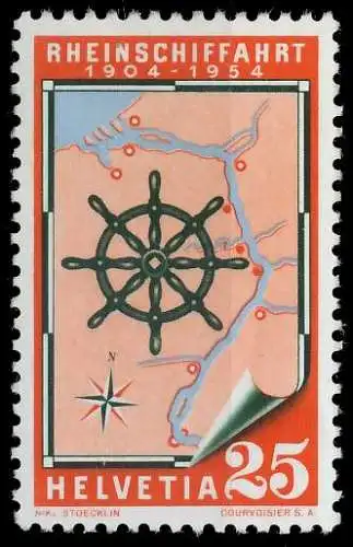 SCHWEIZ 1954 Nr 595 postfrisch 6792B6