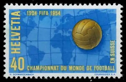 SCHWEIZ 1954 Nr 596 postfrisch 6792BE