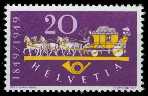 SCHWEIZ 1949 Nr 520 postfrisch 679312