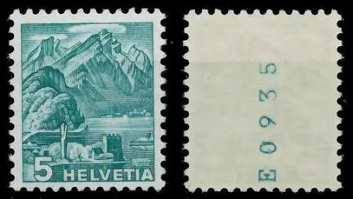 SCHWEIZ ROLLENMARKEN Nr 298yR A-K postfrisch 679496