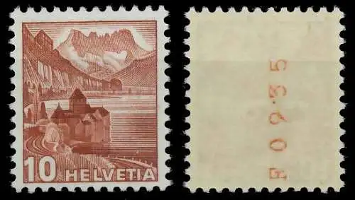 SCHWEIZ ROLLENMARKEN Nr 363bR A-K postfrisch 6794A2