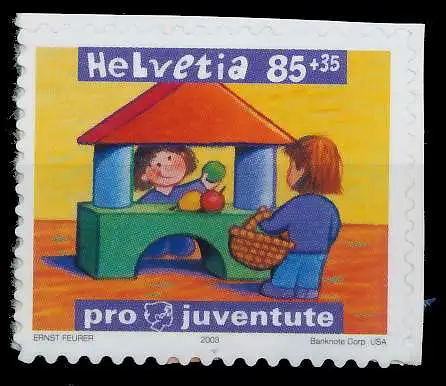 SCHWEIZ PRO JUVENTUTE Nr 1854MH postfrisch 67974A