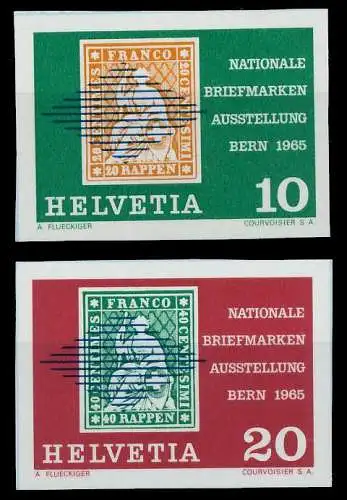 SCHWEIZ 1965 Nr 812-813 postfrisch 68370A