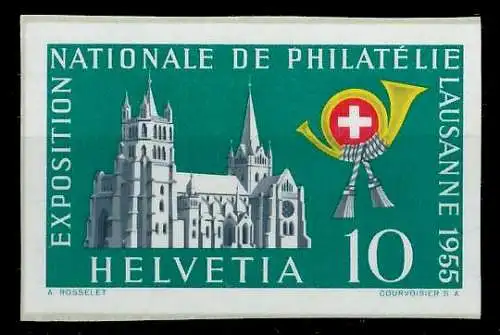 SCHWEIZ 1955 Nr 611 postfrisch 68372E