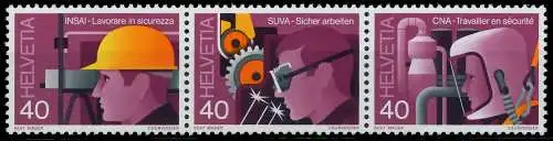 SCHWEIZ ZUSAMMENDRUCK Nr WZd 28 postfrisch 3ER STR 683AEE