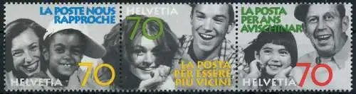 SCHWEIZ ZUSAMMENDRUCK Nr WZd 32 postfrisch 3ER STR 683CC6