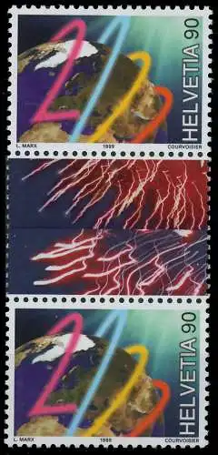 SCHWEIZ 1999 Nr 1706ZS postfrisch ZW-STEG PAAR 69171A