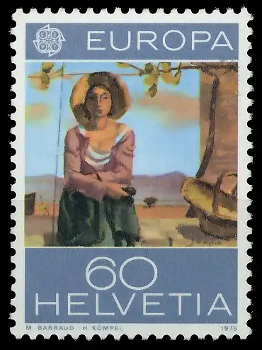 SCHWEIZ 1975 Nr 1052 postfrisch S13EE0A