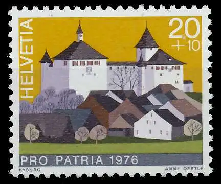 SCHWEIZ PRO PATRIA Nr 1075 postfrisch S2D40E2
