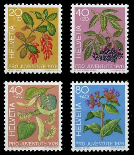 SCHWEIZ PRO JUVENTUTE Nr 1083-1086 postfrisch S2D410A