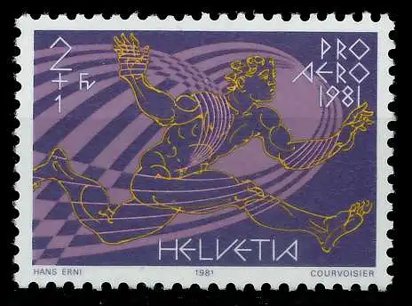 SCHWEIZ FLUGMARKEN Nr 1196 postfrisch S2D4276