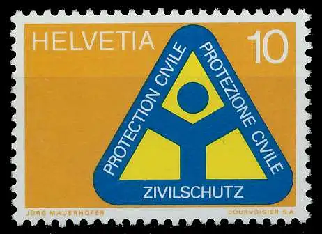 SCHWEIZ 1972 Nr 975 postfrisch S2D4322