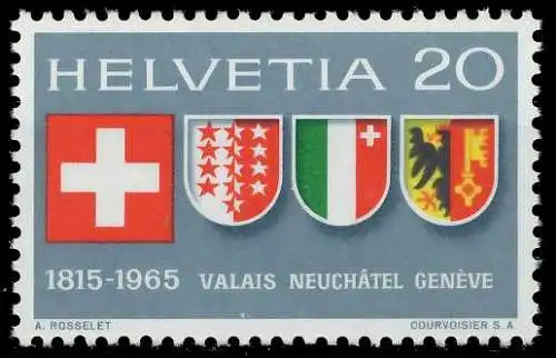 SCHWEIZ 1965 Nr 819 postfrisch S2D44AA
