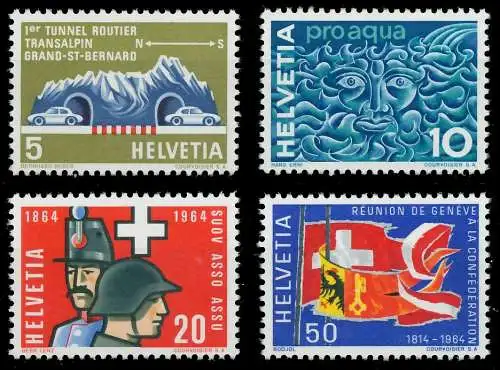 SCHWEIZ 1964 Nr 791-794 postfrisch S2D4506