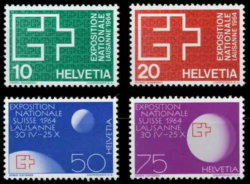 SCHWEIZ 1963 Nr 782-785 postfrisch S2D451A