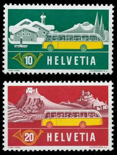 SCHWEIZ 1953 Nr 586-587 postfrisch S2D4562