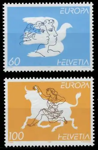 SCHWEIZ 1995 Nr 1552-1553 postfrisch S2D9E16