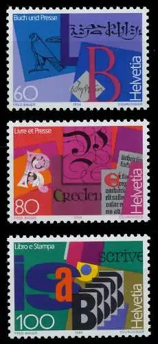 SCHWEIZ 1994 Nr 1520-1522 postfrisch S2D9E76