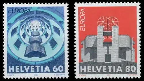 SCHWEIZ 1993 Nr 1499-1500 postfrisch S2D9EAE