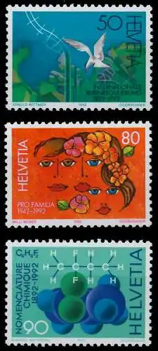 SCHWEIZ 1992 Nr 1465-1467 postfrisch S2D9F22