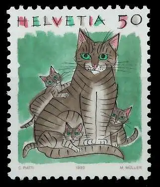 SCHWEIZ 1990 Nr 1414 postfrisch S2D9FC6