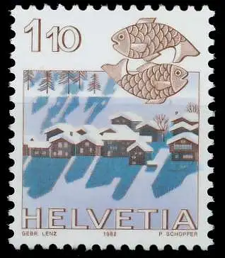 SCHWEIZ 1982 Nr 1228 postfrisch S2DA1BA