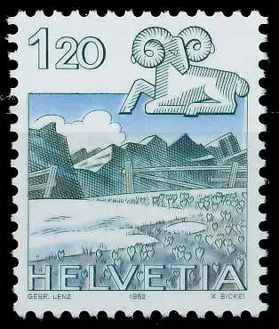 SCHWEIZ 1982 Nr 1229 postfrisch S2DA1BE