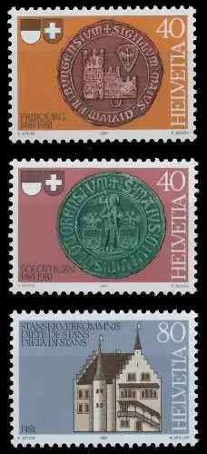 SCHWEIZ 1981 Nr 1203-1205 postfrisch S2DA1D6