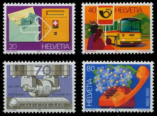 SCHWEIZ 1980 Nr 1180-1183 postfrisch S2DA20A