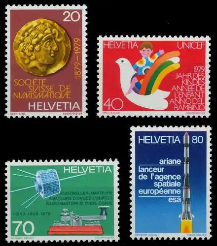 SCHWEIZ 1979 Nr 1161-1164 postfrisch S2DA24A