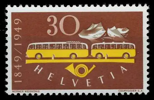 SCHWEIZ 1949 Nr 521 postfrisch 697406