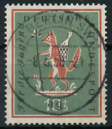 BRD BUND 1958 Nr 286 zentrisch gestempelt 69B3CA