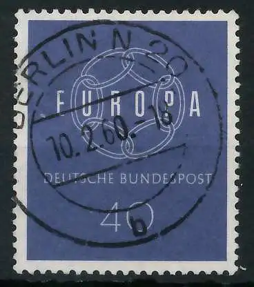BRD BUND 1959 Nr 321 zentrisch gestempelt 69B446