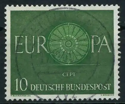 BRD BUND 1960 Nr 337 zentrisch gestempelt 69B47E