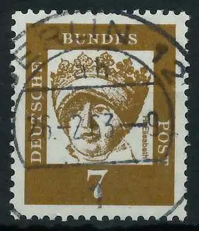 BRD BUND DS BED. DEUTSCHE Nr 348y zentrisch gestempelt 69B4AA