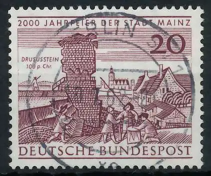 BRD BUND 1962 Nr 375 zentrisch gestempelt 69B526
