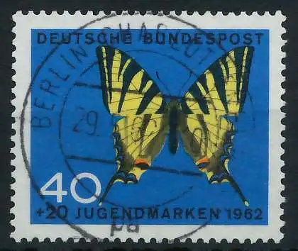 BRD BUND 1962 Nr 379 zentrisch gestempelt 69B52E