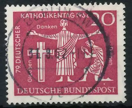 BRD BUND 1962 Nr 381 zentrisch gestempelt 69B536