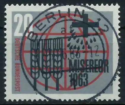 BRD BUND 1963 Nr 391 zentrisch gestempelt 69B552