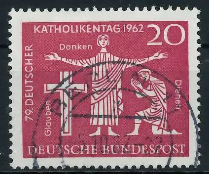 BRD BUND 1962 Nr 381 gestempelt 69B55A