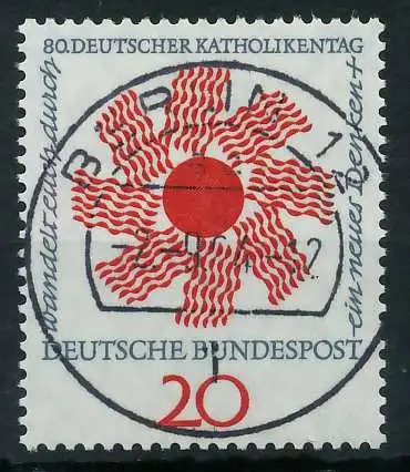 BRD BUND 1964 Nr 444 EST zentrisch gestempelt 69B5B2