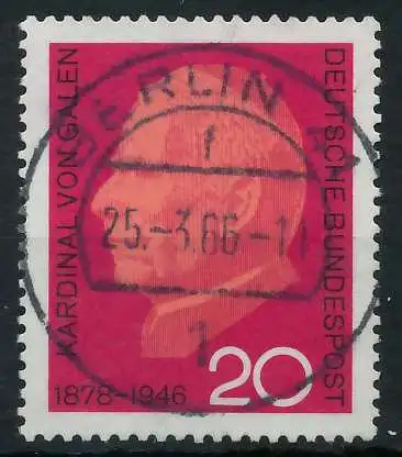 BRD BUND 1966 Nr 505 zentrisch gestempelt 69B65A